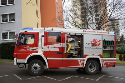 Boeblingen: Kuechenbrand im 6.Stock - Rauchmelder und Nachbarn retten Bewohnerin!
